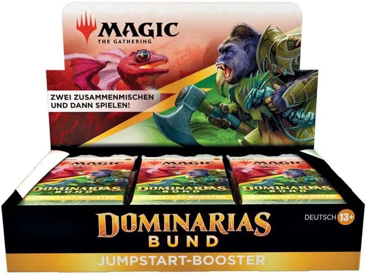 Колекційні карти Magic The Gathering Wizards of the Coast Dominarias Bund Jumpstart Booster Німецький (5010993875047) - зображення 1