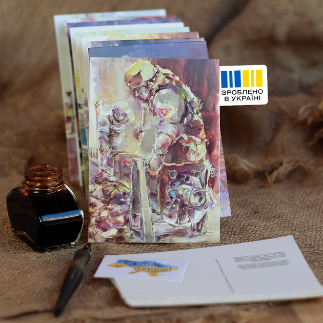 Комплект листівок JaneB Інженерні війська України - Фото 3 Комплект листівок JaneB Інженерні війська України - изображение 3