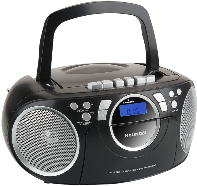 Boombox Hyundai TRC 788 AU3BS Czarny/Srebrny (HY-TRC788AU3BS) - obraz 2