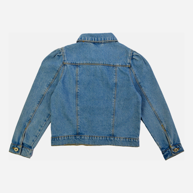 Дитяча джинсова куртка для дівчинки Cool Club CJG2321276 158 см Блакитна (5903272933142) - зображення 2