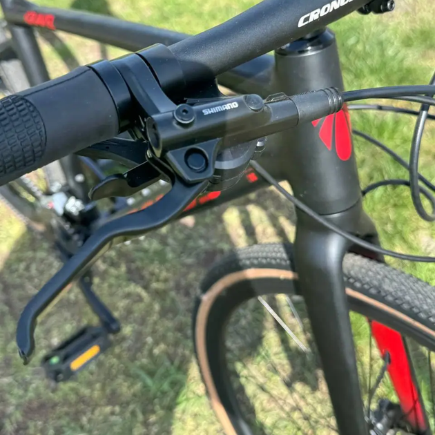 Велосипед Cronus 28" Gravel 2025 Рама-17,5" black-red - Фото 3 Велосипед Cronus 28" Gravel 2025 Рама-17,5" black-red - изображение 3