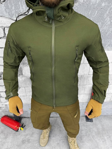Куртка softshel софтшел олива unreal XL - зображення 1