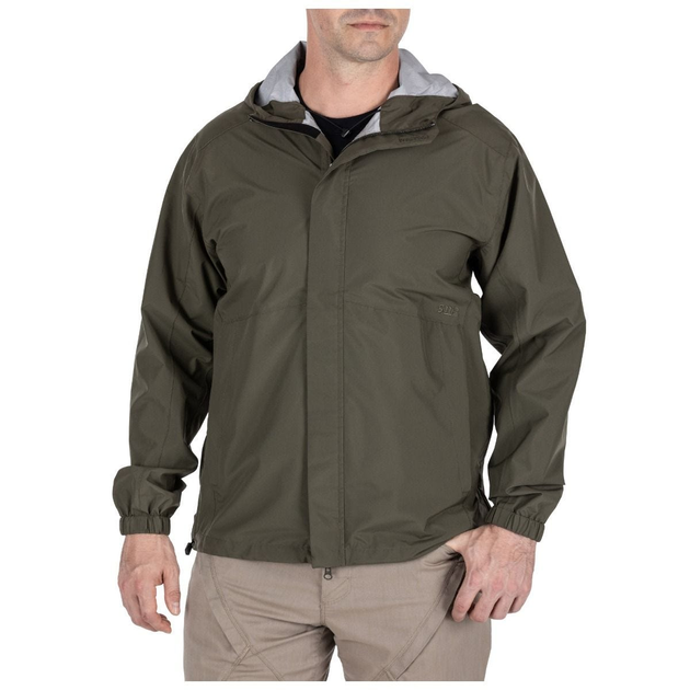 Куртка штормова 5.11 Tactical Duty Rain Shell L RANGER GREEN - зображення 1