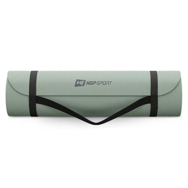Коврик для йоги Hop-Sport HS-NB010GM NBR 1см оливковый - изображение 4