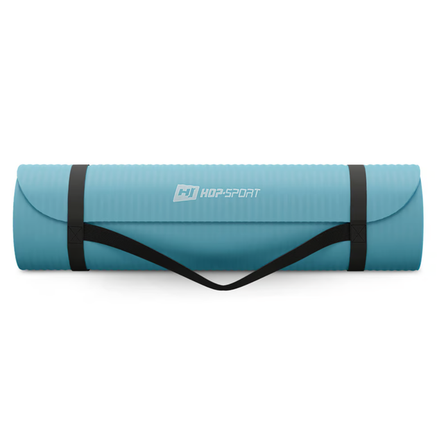 Коврик для йоги Hop-Sport HS-NB015GM NBR 1,5см светлый морской - Фото 3 Коврик для йоги Hop-Sport HS-NB015GM NBR 1,5см светлый морской - изображение 3