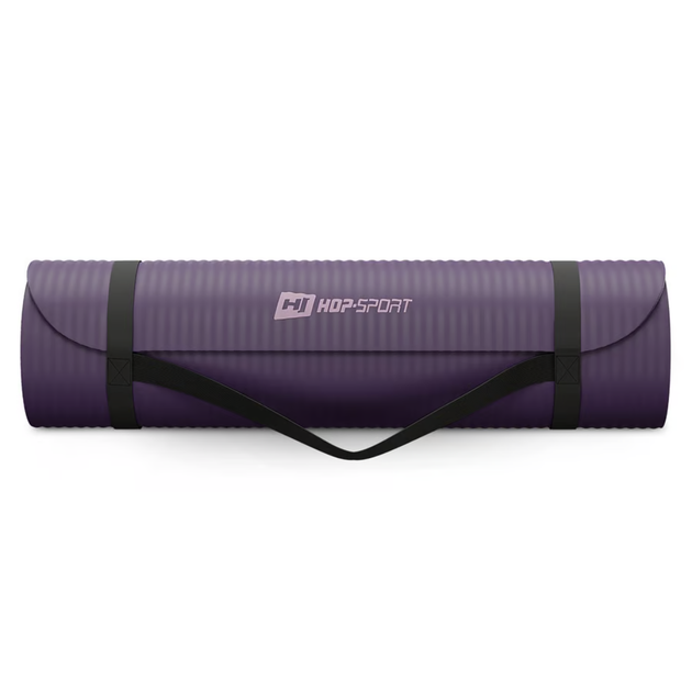 Коврик для йоги Hop-Sport HS-NB010GM NBR 1см баклажанный - изображение 3