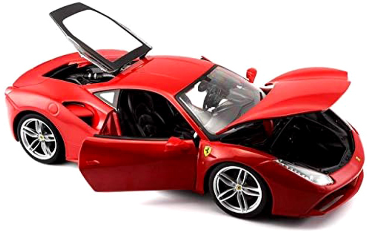 Metalowy model samochodu do skręcania Maisto Ferrari 488 Pista 1:24 (0090159391357) - obraz 2