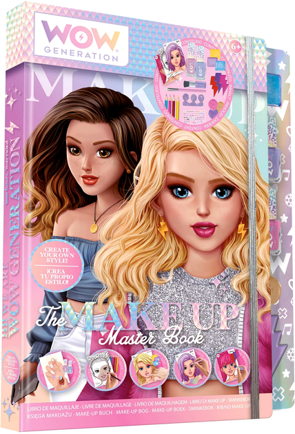 Набір для макіяжу Kids Euroswan Wow generation The Make Up Master Book (8435507877695) - зображення 1