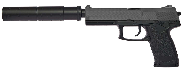 Пистолет страйкбольный ASG DL 60 SOCOM 6 мм Black (23704343) - изображение 1
