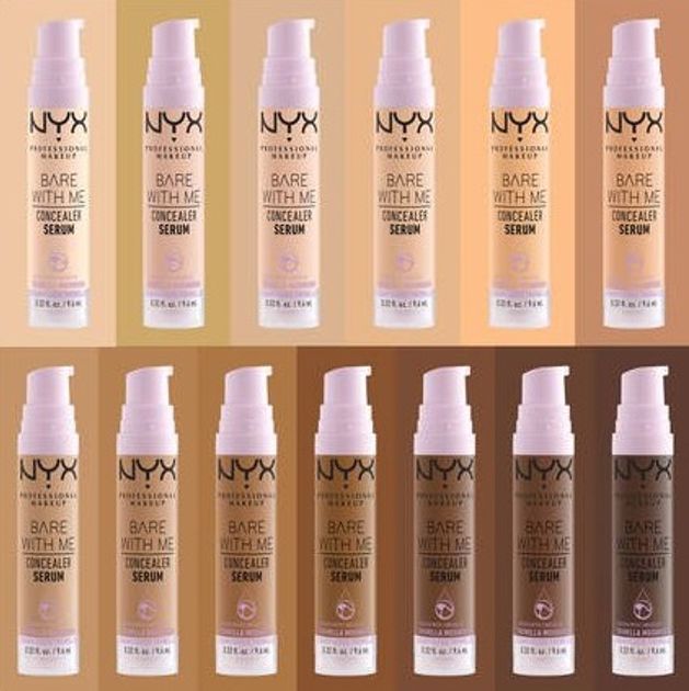 Консилер-сироватка для обличчя NYX Professional Makeup Bare With Me 08 Sand 9.6 мл (0800897129835) - зображення 3