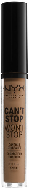 Консилер для обличчя NYX Professional Makeup Can't Stop Won't Stop Червоне дерево 3.5 мл (0800897168711) - зображення 1