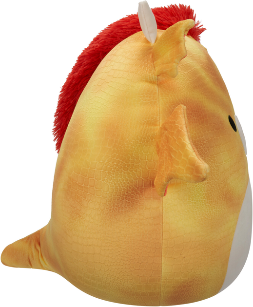 М'яка іграшка Squishmallows Dieric - Yellow Textured Dragon W/Red Hair (196566412330) - зображення 6