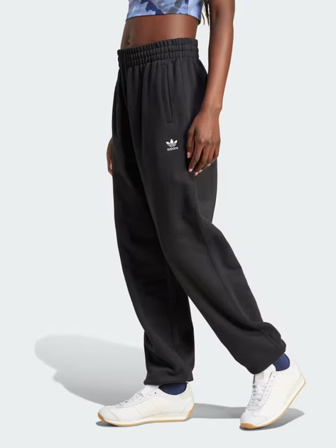 Акція на Спортивні штани жіночі Adidas Ess Jogger Ft IW0952 S Black від Rozetka