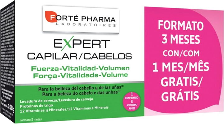 Suplement diety Forte Pharma Expert Capilar 3 x 28 tabs (8410840034622) - obraz 1