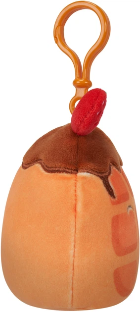 Pluszowy brelok Squishmallows Weaver - Waffle W/Strawberry and Whipped Cream (196566406995) - obraz 6
