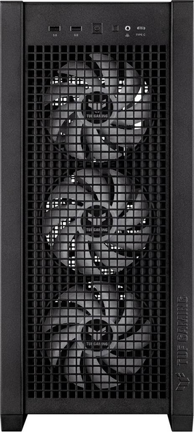 Корпус Asus TUF Gaming GT302 TG ARGB Black (OBUASUOBU0025) - зображення 11