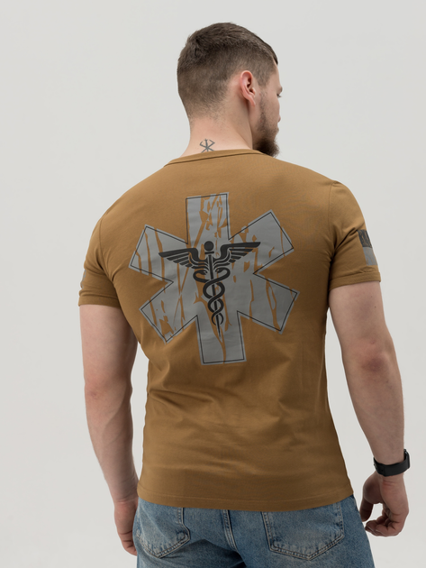 Тактична футболка BEZET Medic 10125 M Койот (2000093216171) - зображення 2