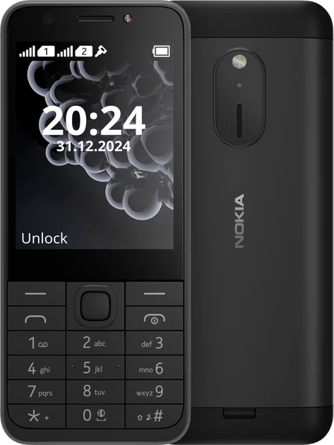 Мобільний телефон Nokia 230 (2024) Black (6438409094889) - зображення 1