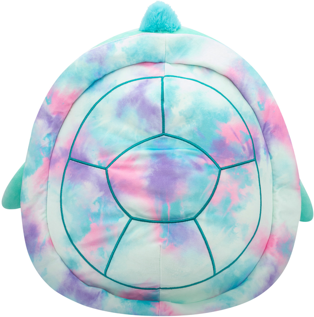 Плюшева іграшка-талісман Squishmallows Черепаха Каскад із панциром тай-дай 40 см (0196566412309) - зображення 5