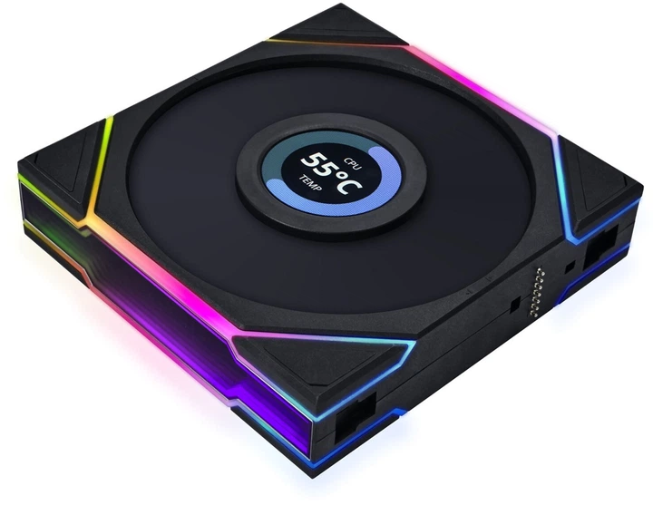 Кулер Lian Li UNI FAN TL LCD 120 Triple Pack Black (LULI-071) - зображення 3