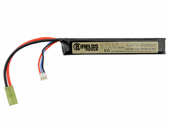 Акумулятор 8Fields LiPo 7.4V 1200mAh 20/40C - изображение 1