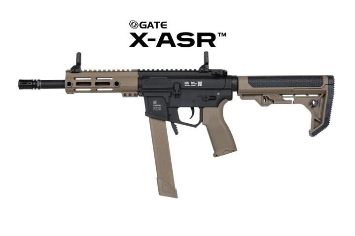 Страйкбольний пістолет-кулемет Specna Arms SA-FX01 Flex X-ASR Half-Tan - зображення 1