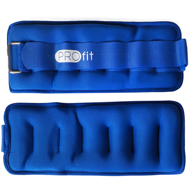 Обтяжувачі для ніг та рук Profit Evolution 2 x 2 kg Blue (5902860632061) - зображення 4