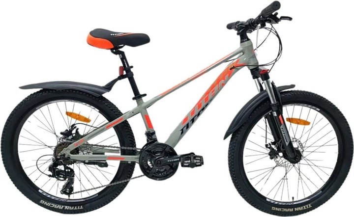Велосипед Titan 26" Arena 2024 Рама-13" grey-orange – фото, отзывы ...
