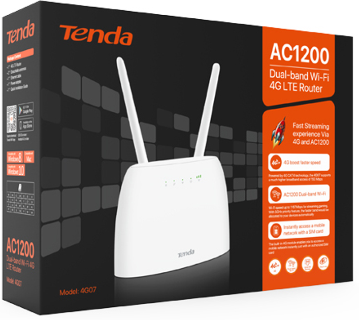 Wi-Fi роутер Tenda 4G07 - изображение 4