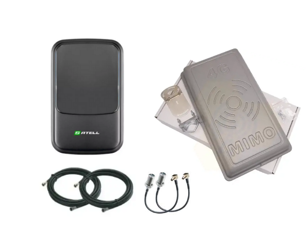 4G комплект WIFI роутер Satell F3000 + 4G антенна Rnet MIMO 2Х17 Дб 900-2700 мГц - изображение 2