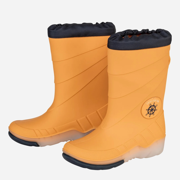 Детские резиновые сапоги для мальчика Lupilu GD-00078612 24/25 Желтые (DN4058143090576) 