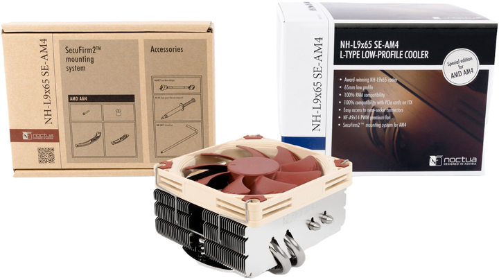 Кулер Noctua NH-L9x65 SE-AM4 L-Type Premium (9010018000085) - зображення 4