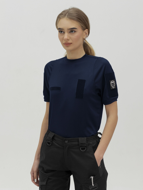 Тактична футболка жіноча BEZET 10350 S Синя (ROZ6501032294) - зображення 1