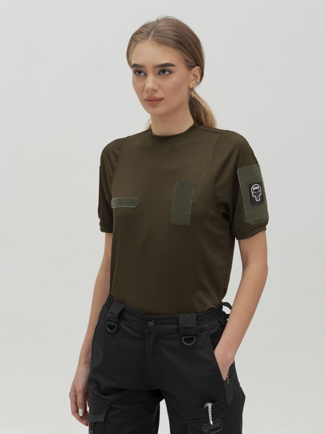 Тактична футболка жіноча BEZET 10342 XL Хакі (ROZ6501032302) - зображення 1