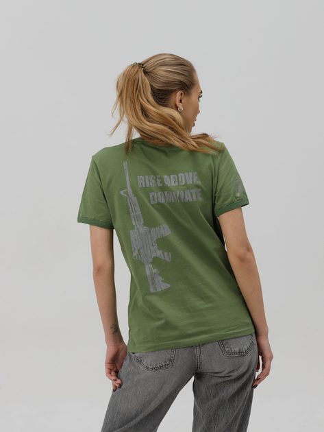 Тактична футболка жіноча BEZET Commando 10111 M Хакі (ROZ6501032313) - зображення 2