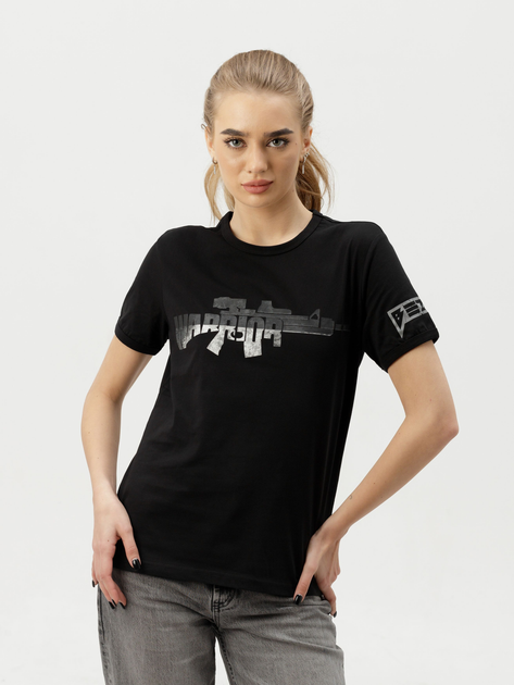 Тактическая футболка женская BEZET Warrior 10131 S Черная (ROZ6501032344) - изображение 1