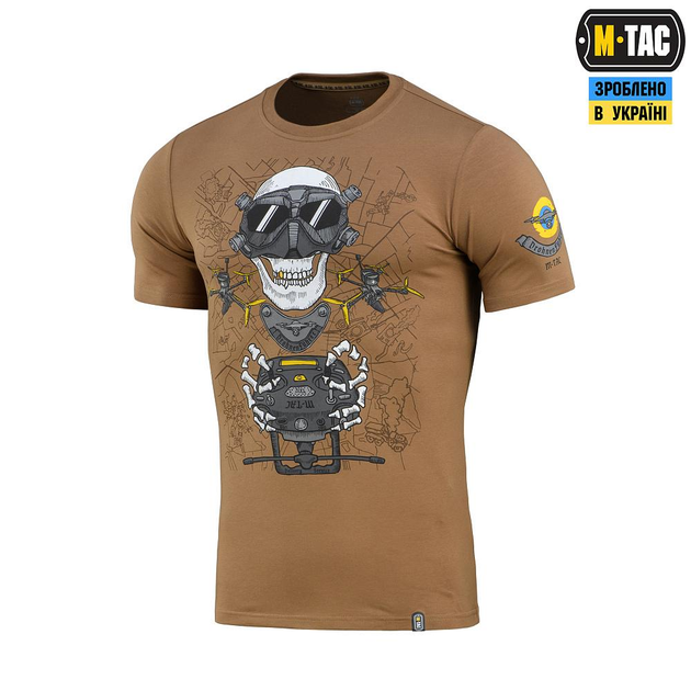 Тактическая футболка M-Tac Drohnenführer Coyote Brown койот 3XL - изображение 1