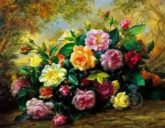 Алмазна мозаїка на підрамнику картина стразами 40х50 см DIY Півонії (SGLE 70613 - F) - Фото 1 Алмазна мозаїка на підрамнику картина стразами 40х50 см DIY Півонії (SGLE 70613 - F) - зображення 1