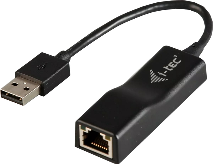 Мережевий адаптер i-Tec U2LAN USB 2.0 Fast Ethernet Black (8595611700255) - зображення 1