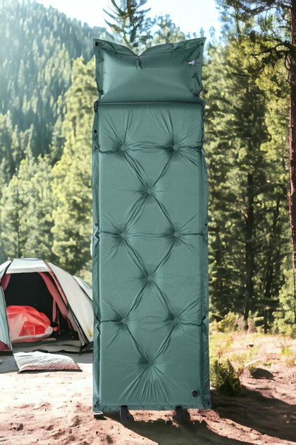 Mata samopompująca SportVida SV-LN0002 180 x 60 cm Green (5903949201802) - obraz 9