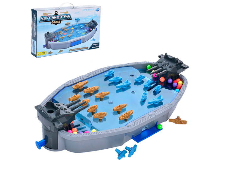Настольная игра 707-126 Морской бой, игровое поле, фишки-корабли ...