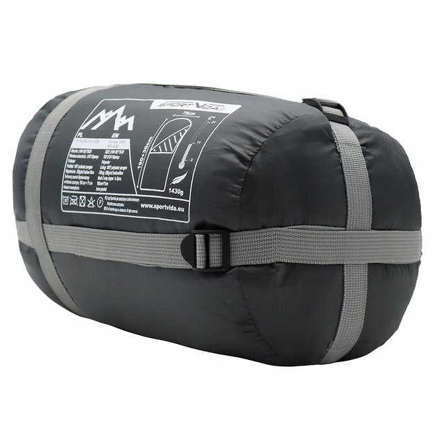 Śpiwór SportVida SV-CC0071 Left Blue (5903133419846) - obraz 8