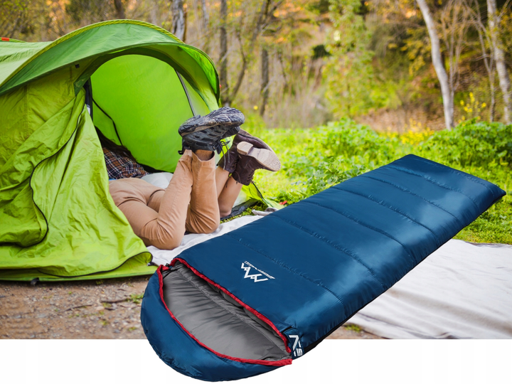 Śpiwór SportVida SV-CC0071 Left Blue (5903133419846) - obraz 10