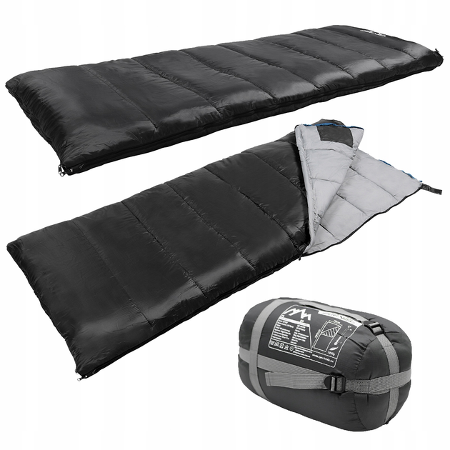 Śpiwór SportVida SV-CC0069 Left Black (5903133419822) - obraz 7