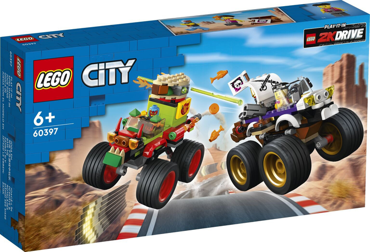 Zestaw klocków LEGO City 60397 Monster Truck Race 301 element (5702017433127) - obraz 1