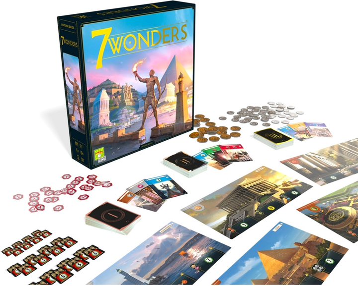 Gra planszowa Asmodee 7 Wonders of the World Basic Game (5425016924105) - obraz 2