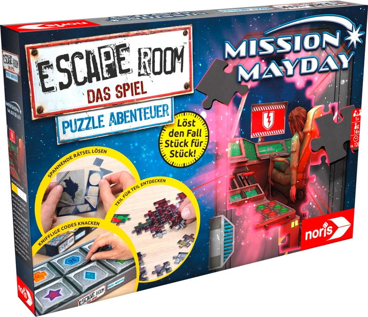 Настільна гра Noris Escape Room Mission MayDay (4000826005674) - зображення 1