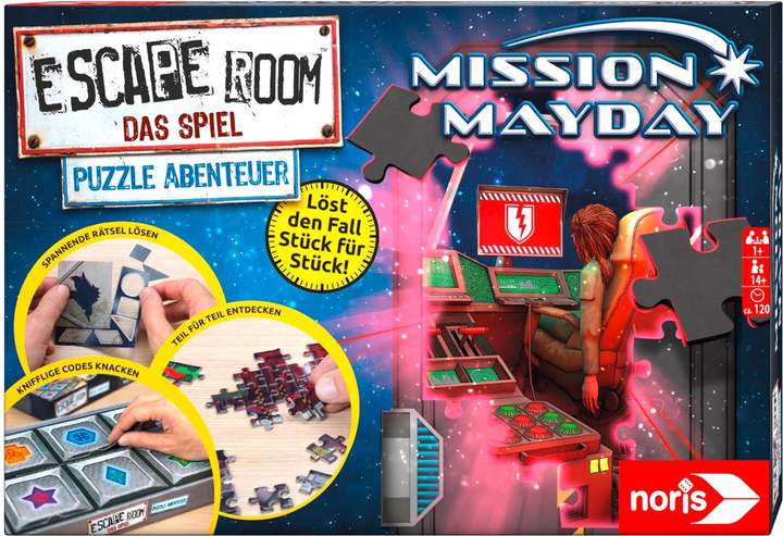 Настільна гра Noris Escape Room Mission MayDay (4000826005674) - зображення 2