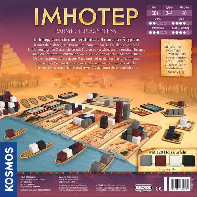 Настільна гра Kosmos Imhotep (4002051692384) - зображення 4
