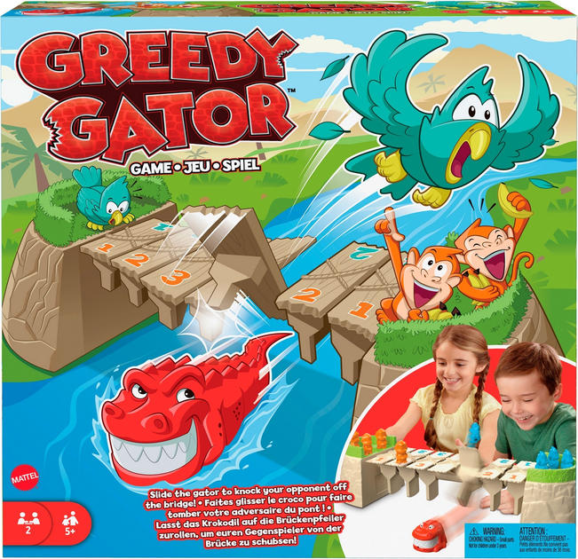 Настільна гра Mattel Greedy Gator (0194735172412) - зображення 1